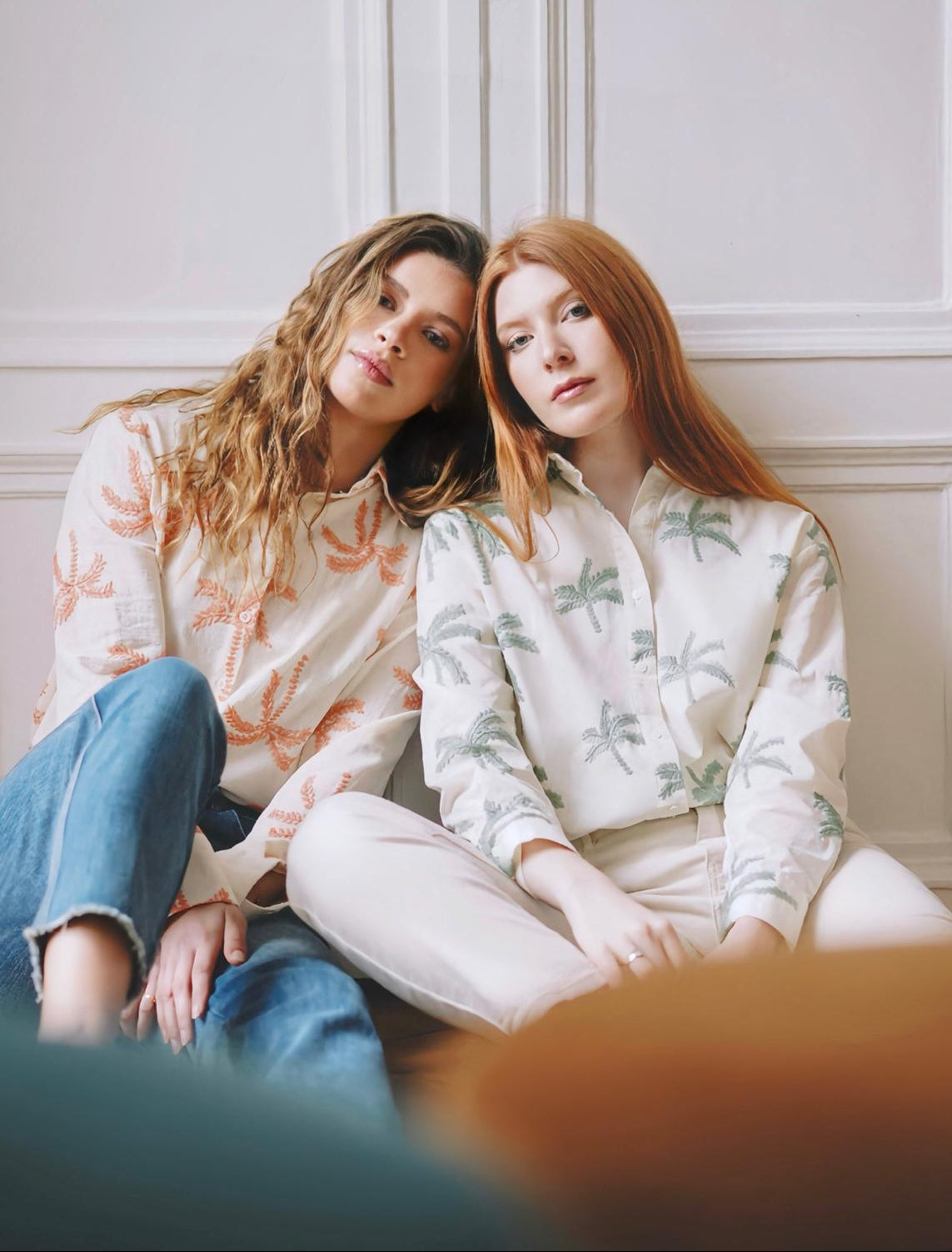 Shirt with Elvire embroidery