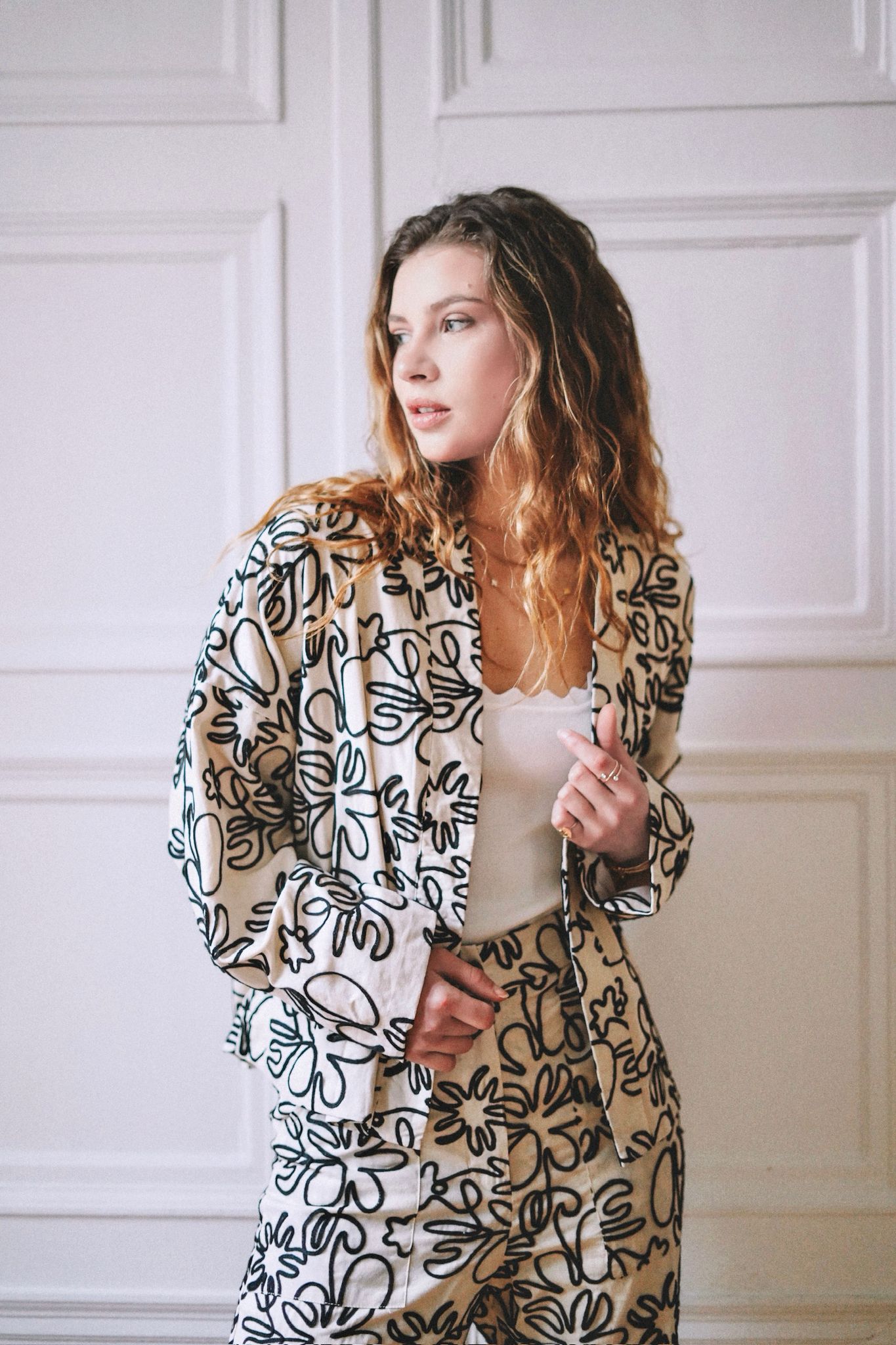 Jacket with Julianna embroidery