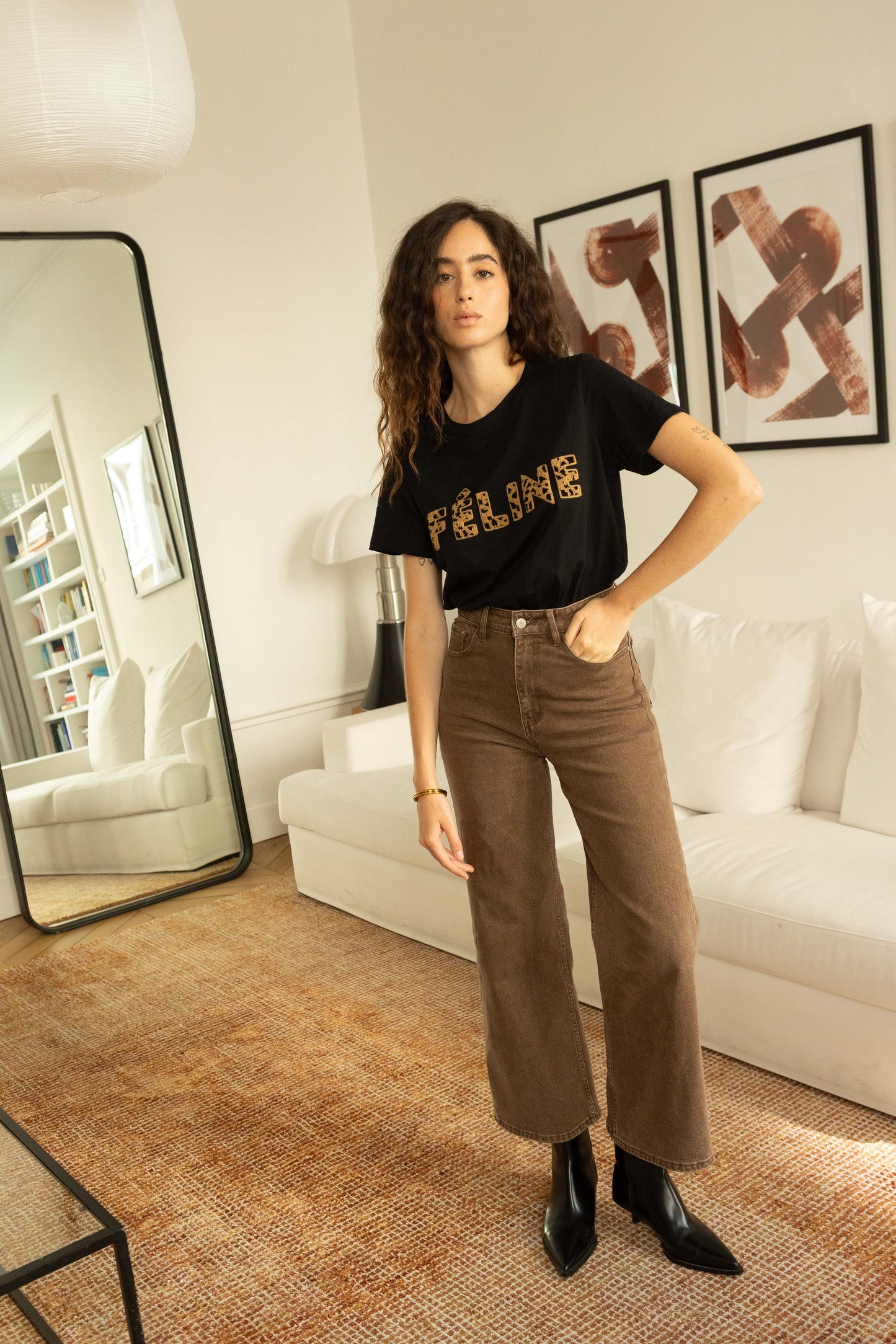 T-SHIRT FÉLINE