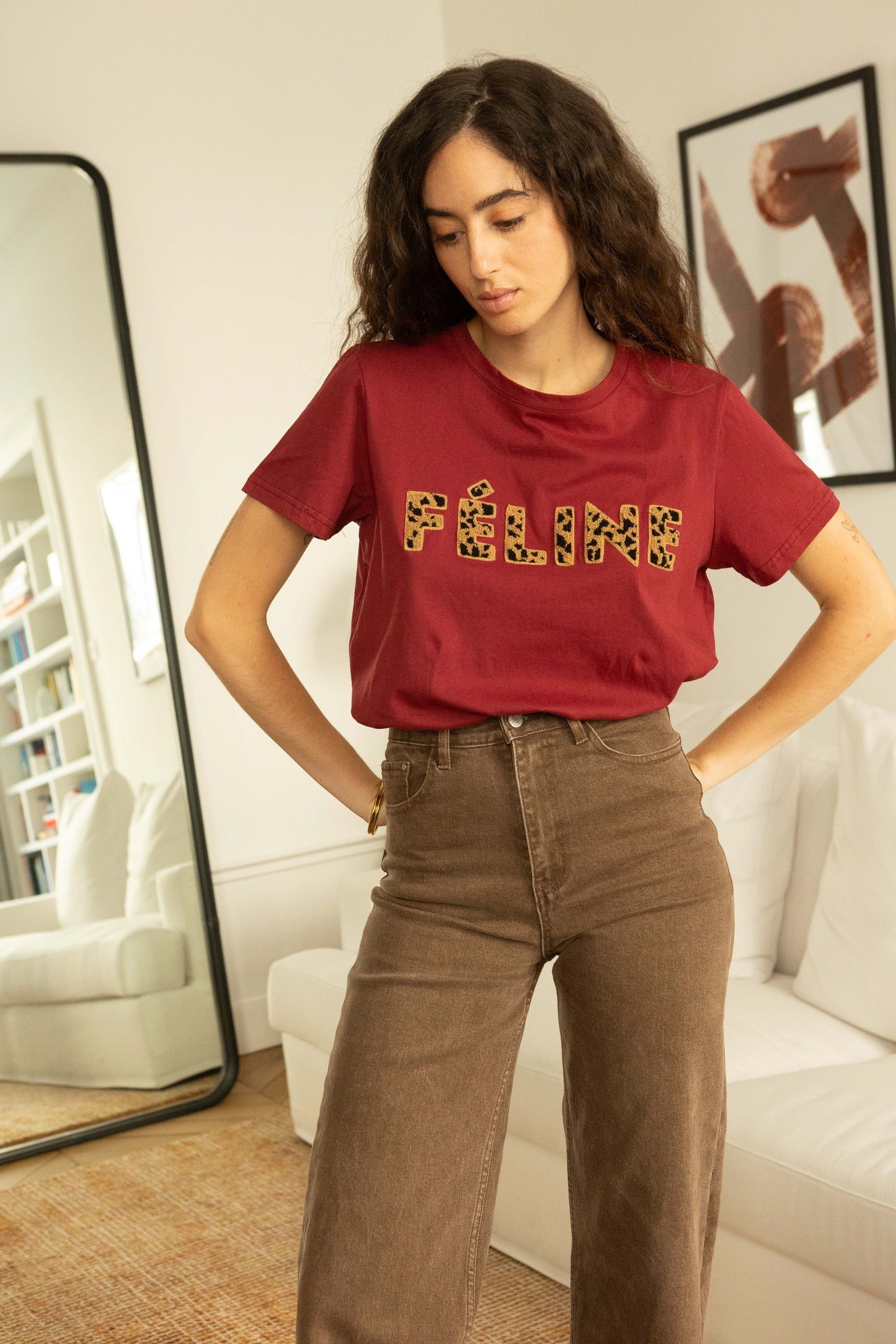 T-SHIRT FÉLINE