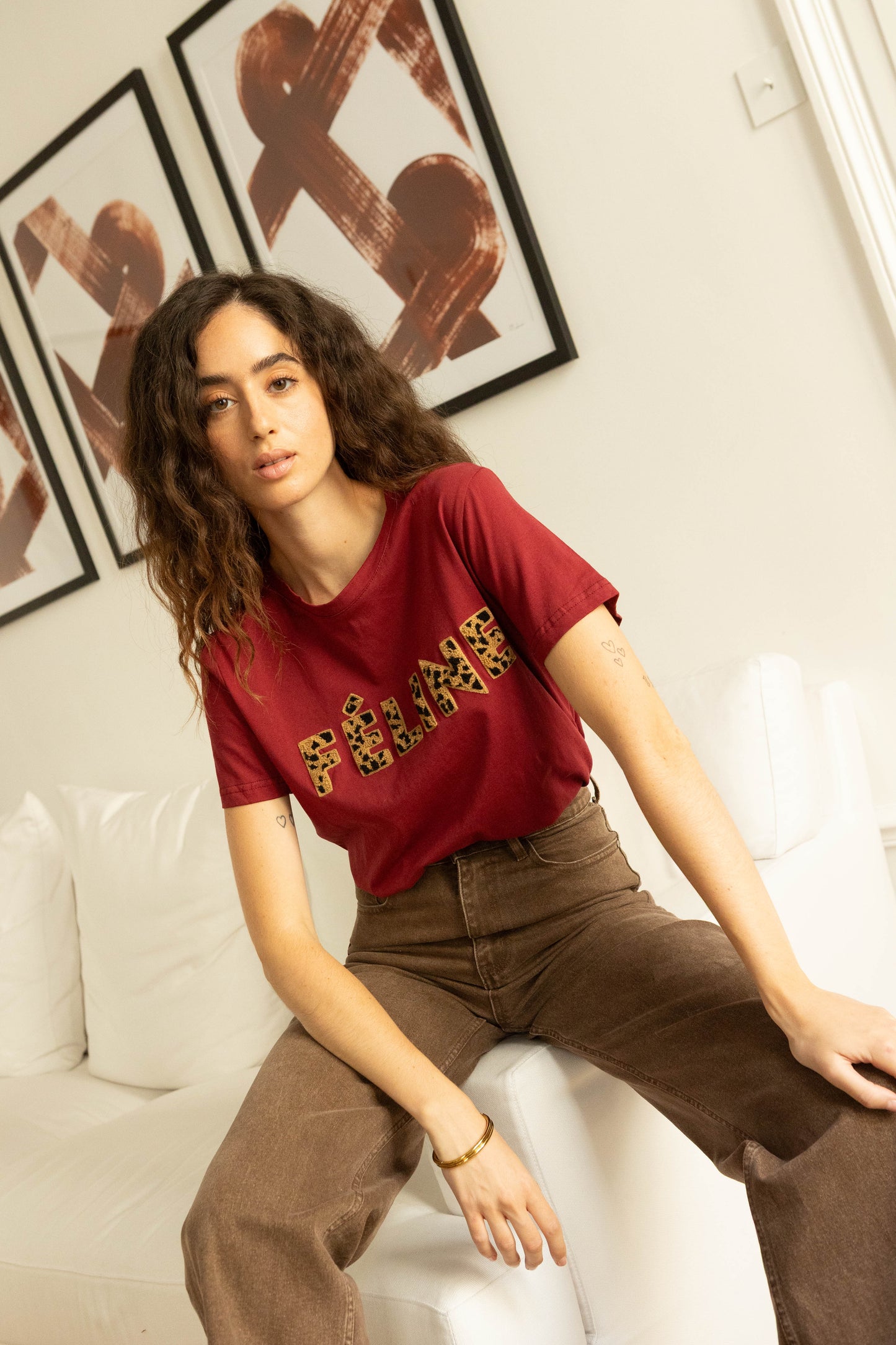 T-SHIRT FÉLINE