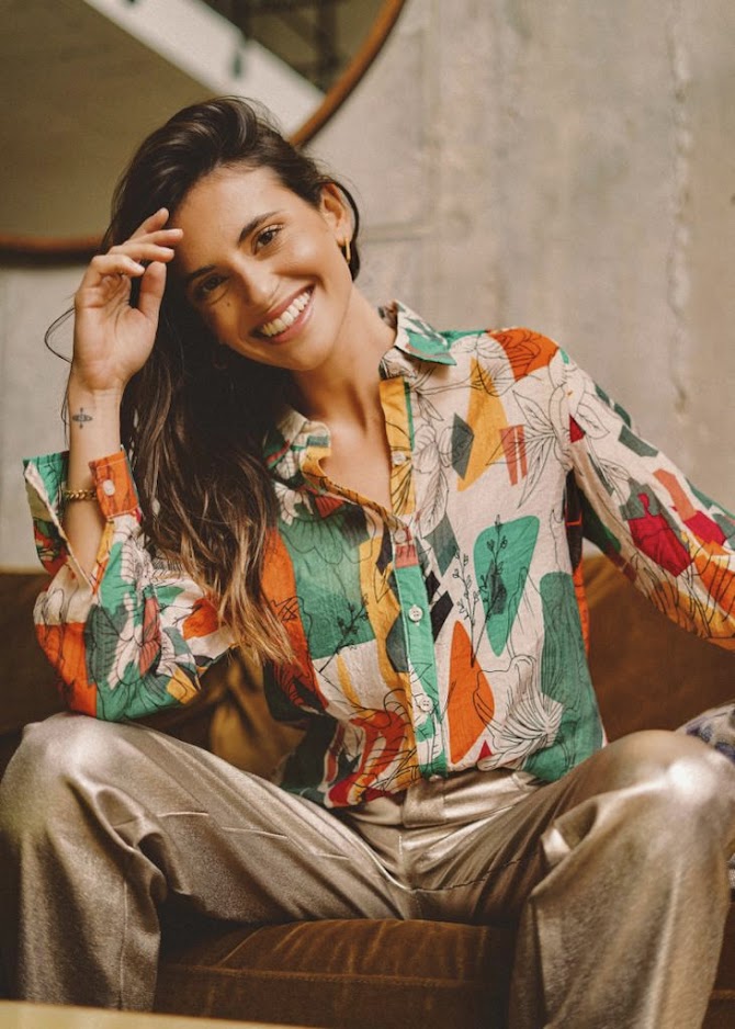 Chemise à imprimée Clélia