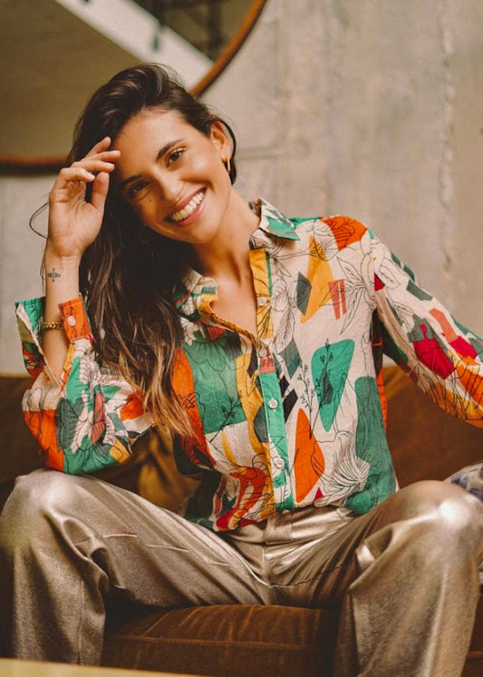Clélia printed shirt