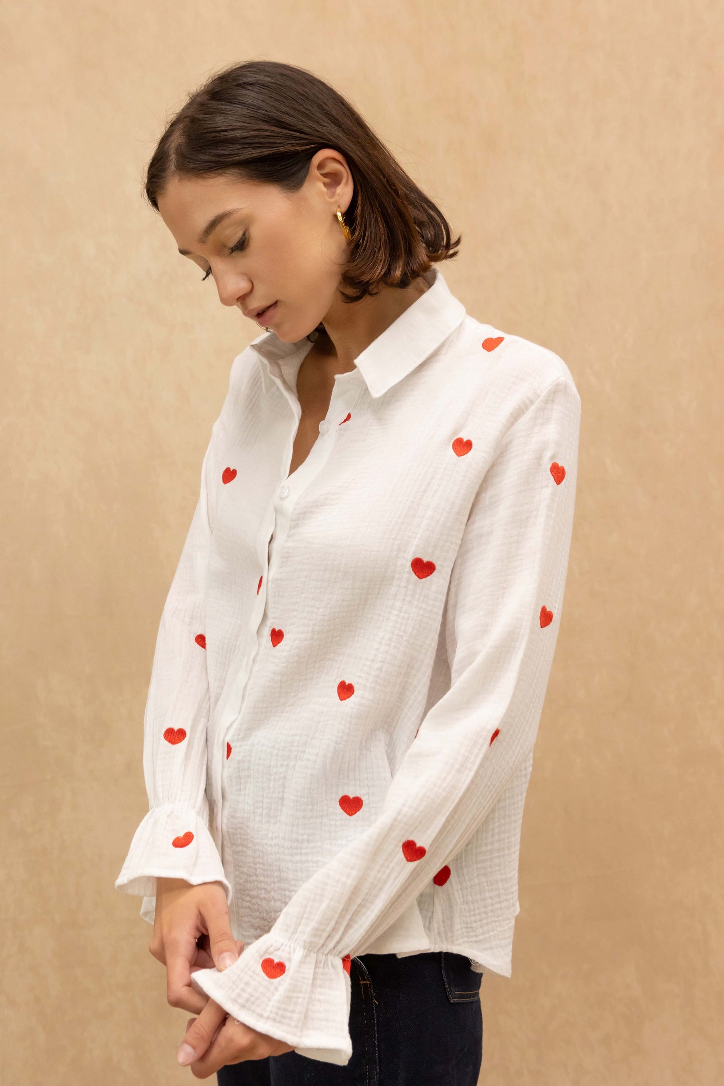 Chemise Achille en gaze de coton