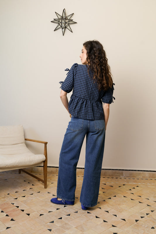 CHLOÉ GINGHAM BLOUSE
