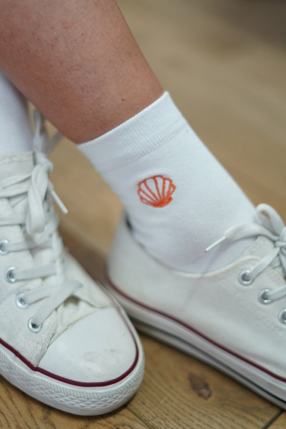 Socks with Nicky embroidery