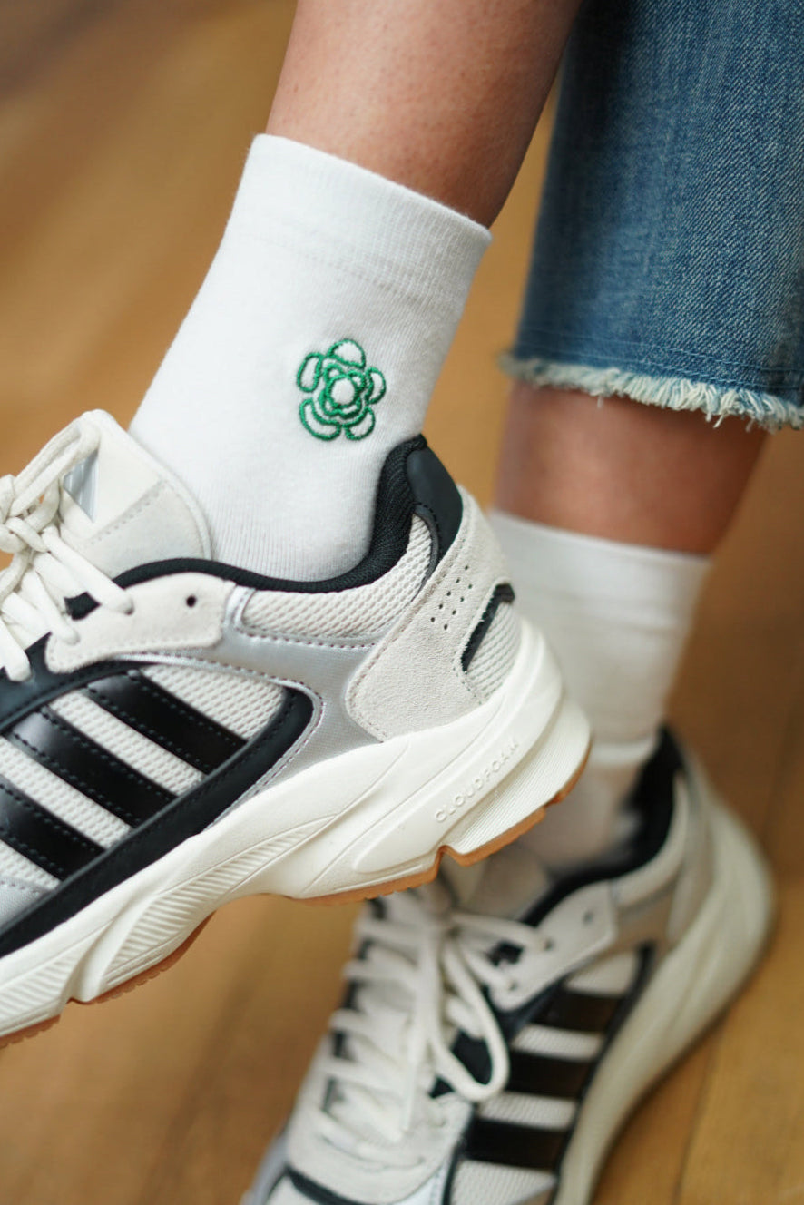 Socks with Katie embroidery