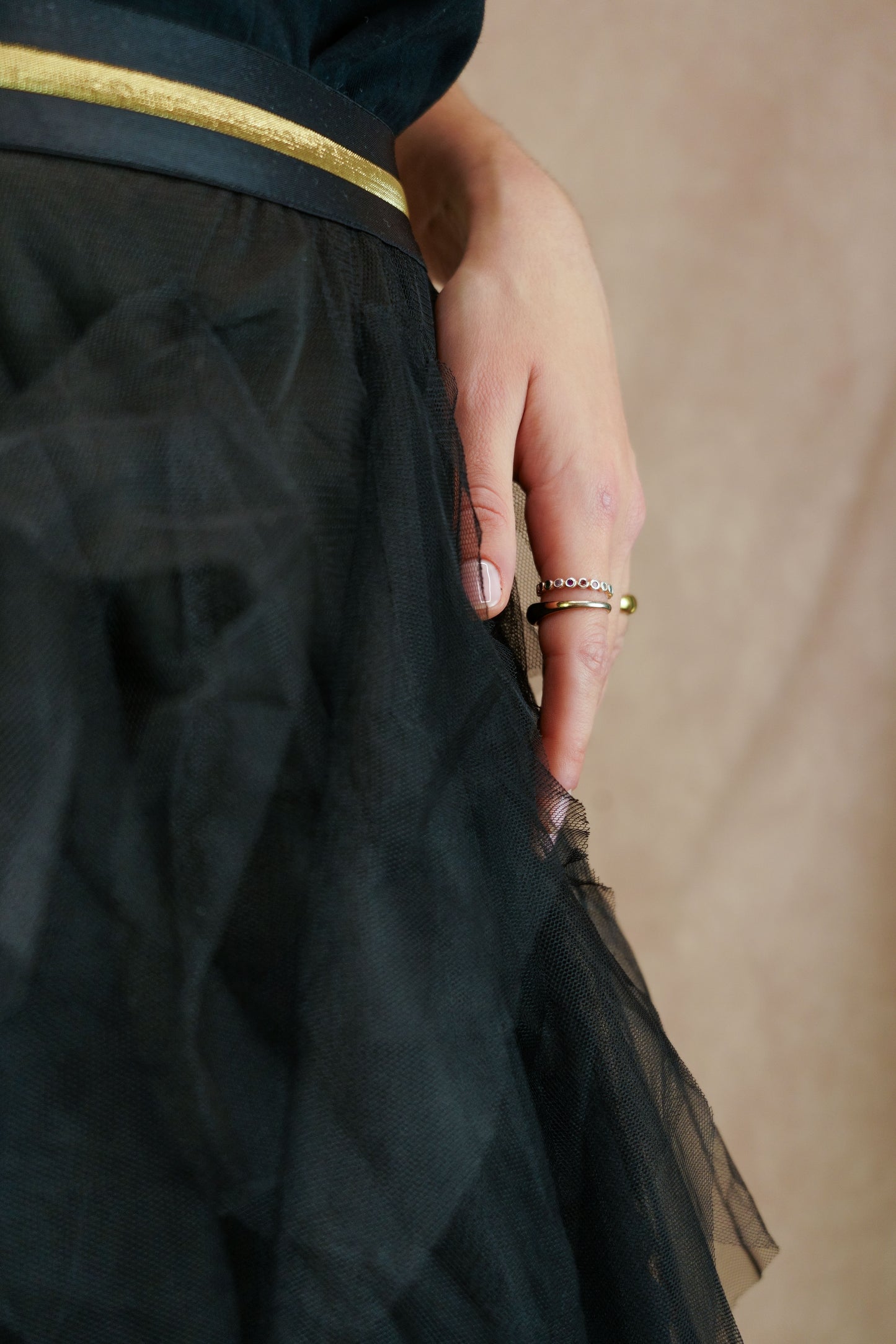 Long Tulle Skirt