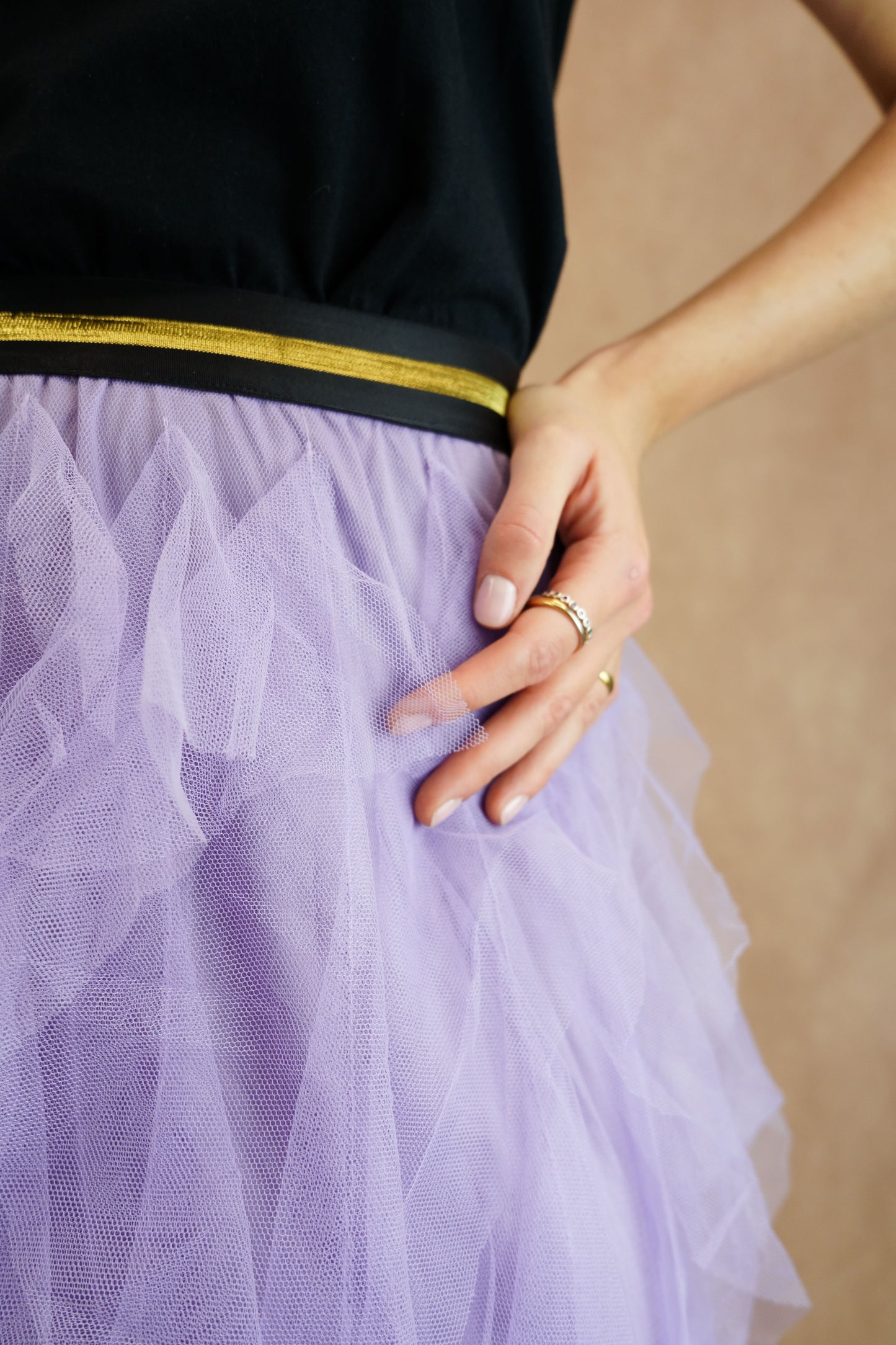 Long Tulle Skirt
