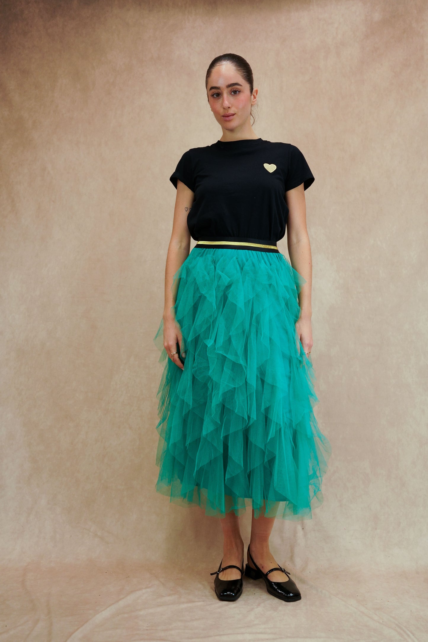 Long Tulle Skirt