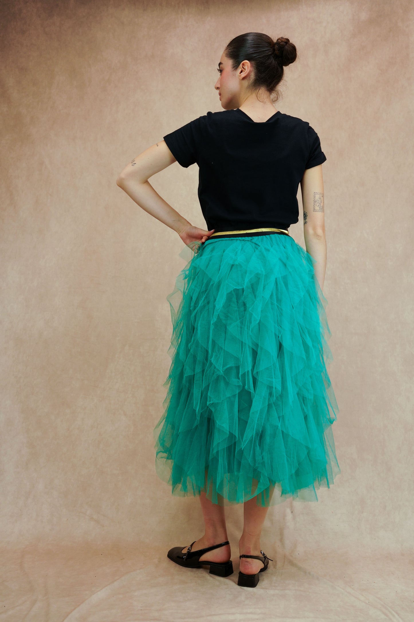 Long Tulle Skirt