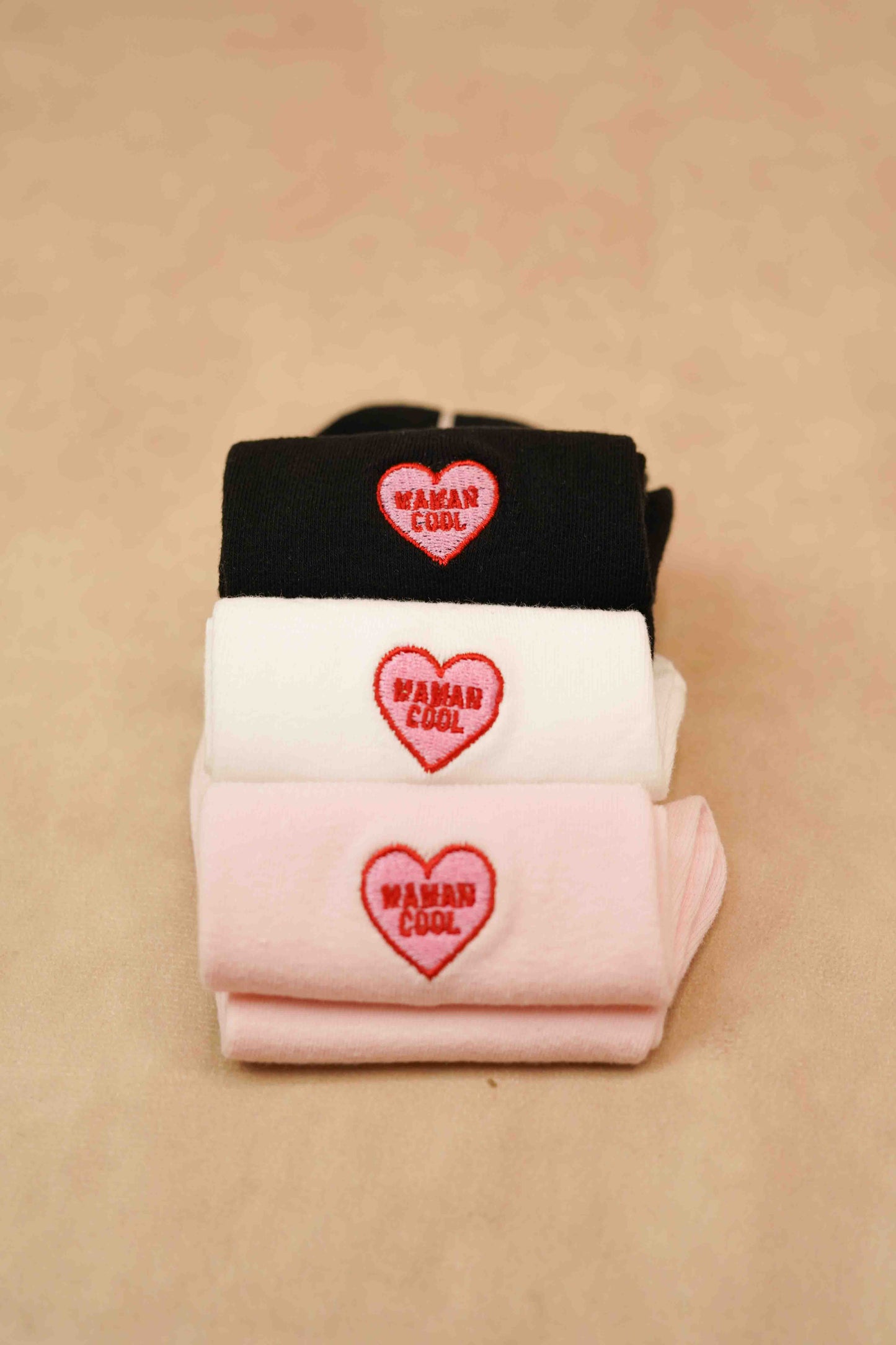"COOL MOM" PINK SOCKS