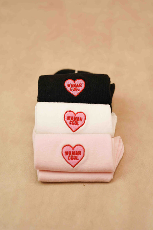 "COOL MOM" WHITE SOCKS