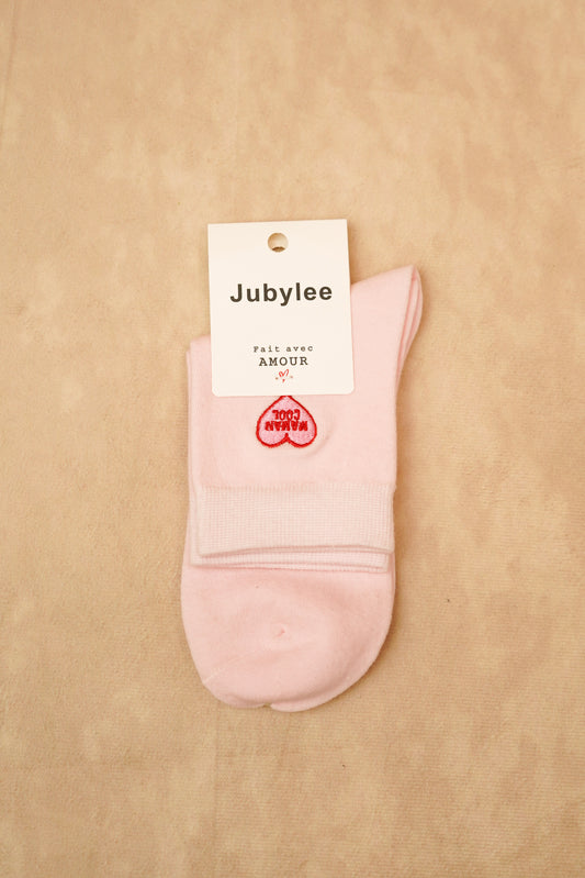 "COOL MOM" WHITE SOCKS