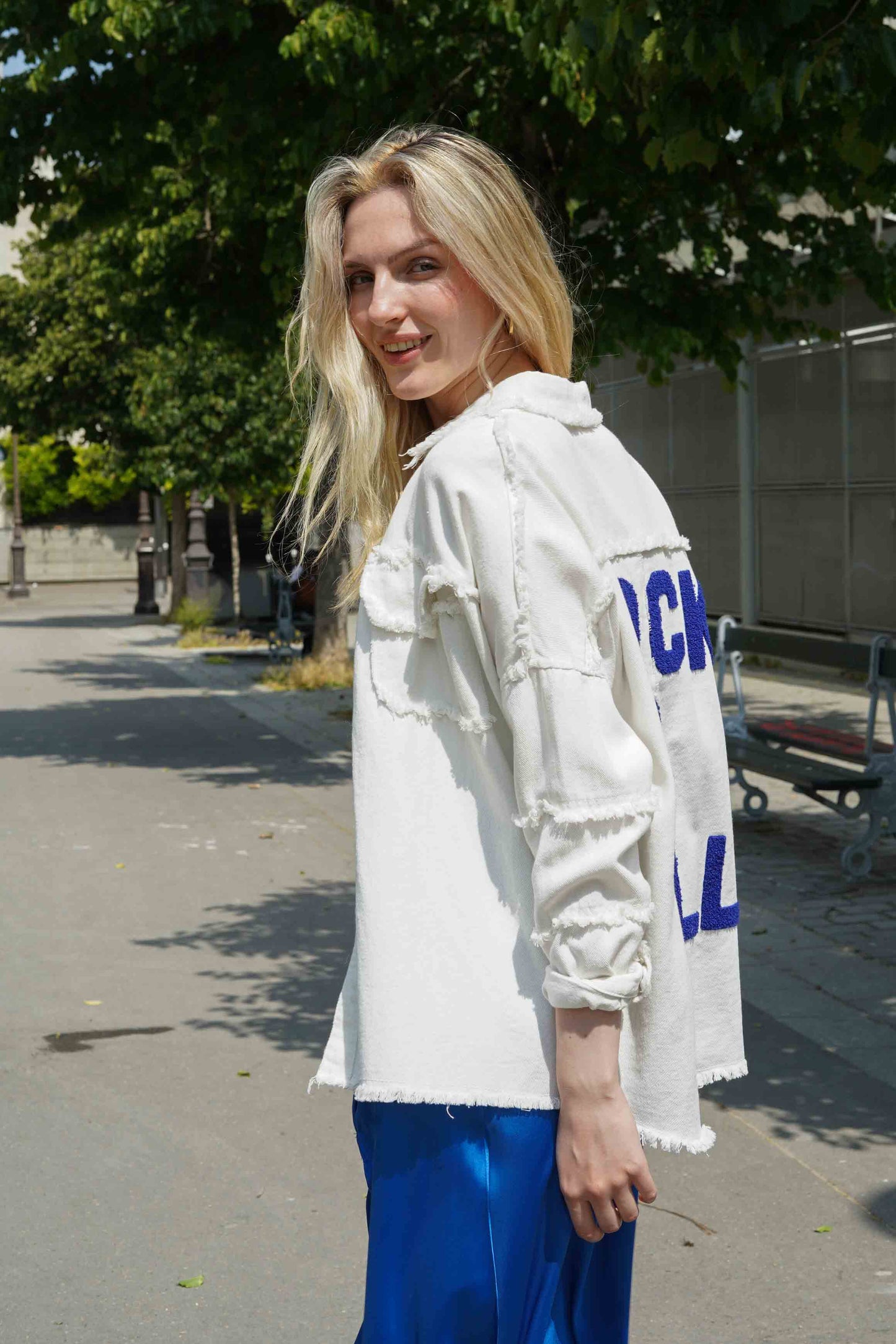 Veste oversize "ROCK&ROLL"