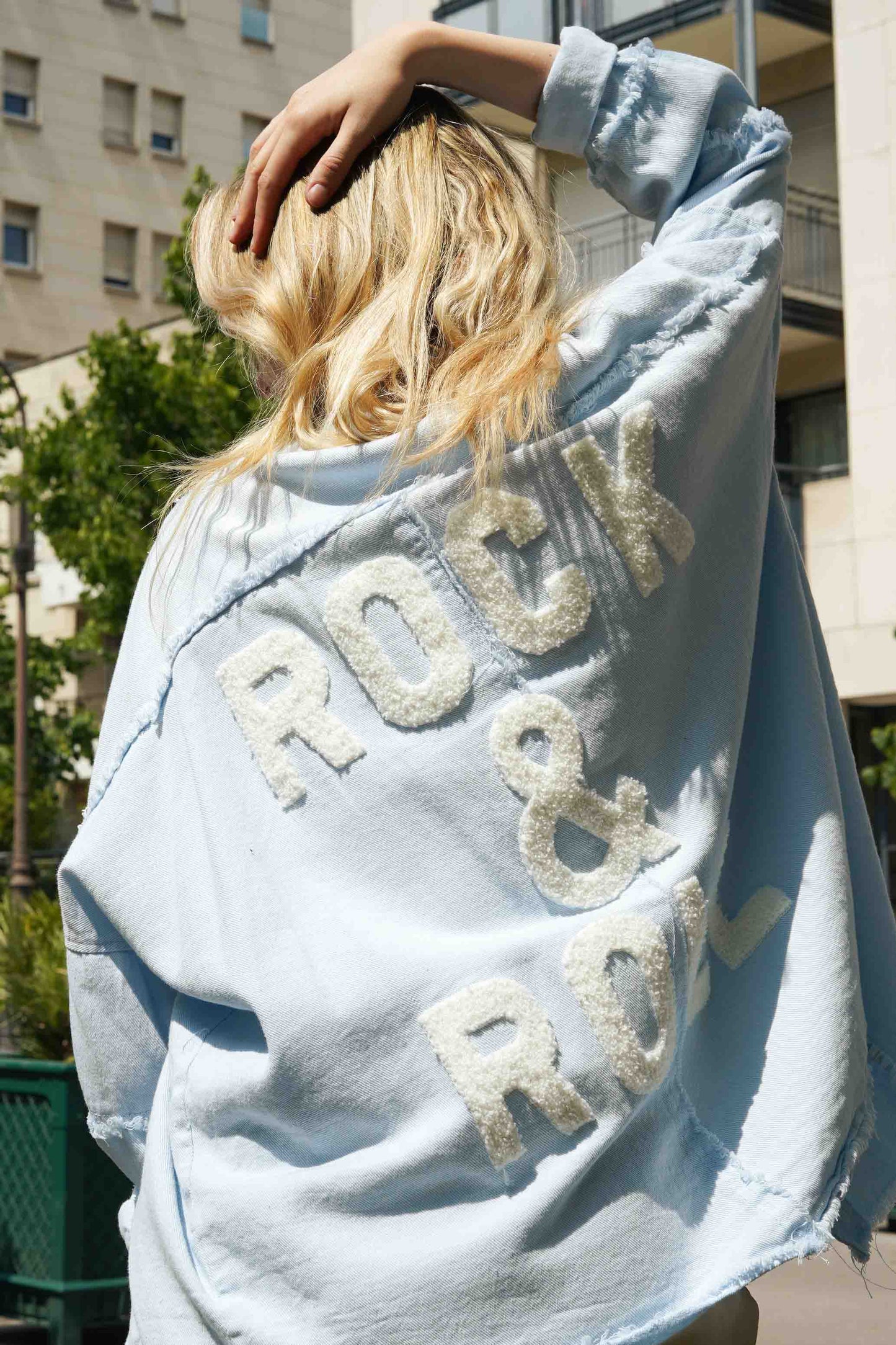 Veste oversize "ROCK&ROLL"
