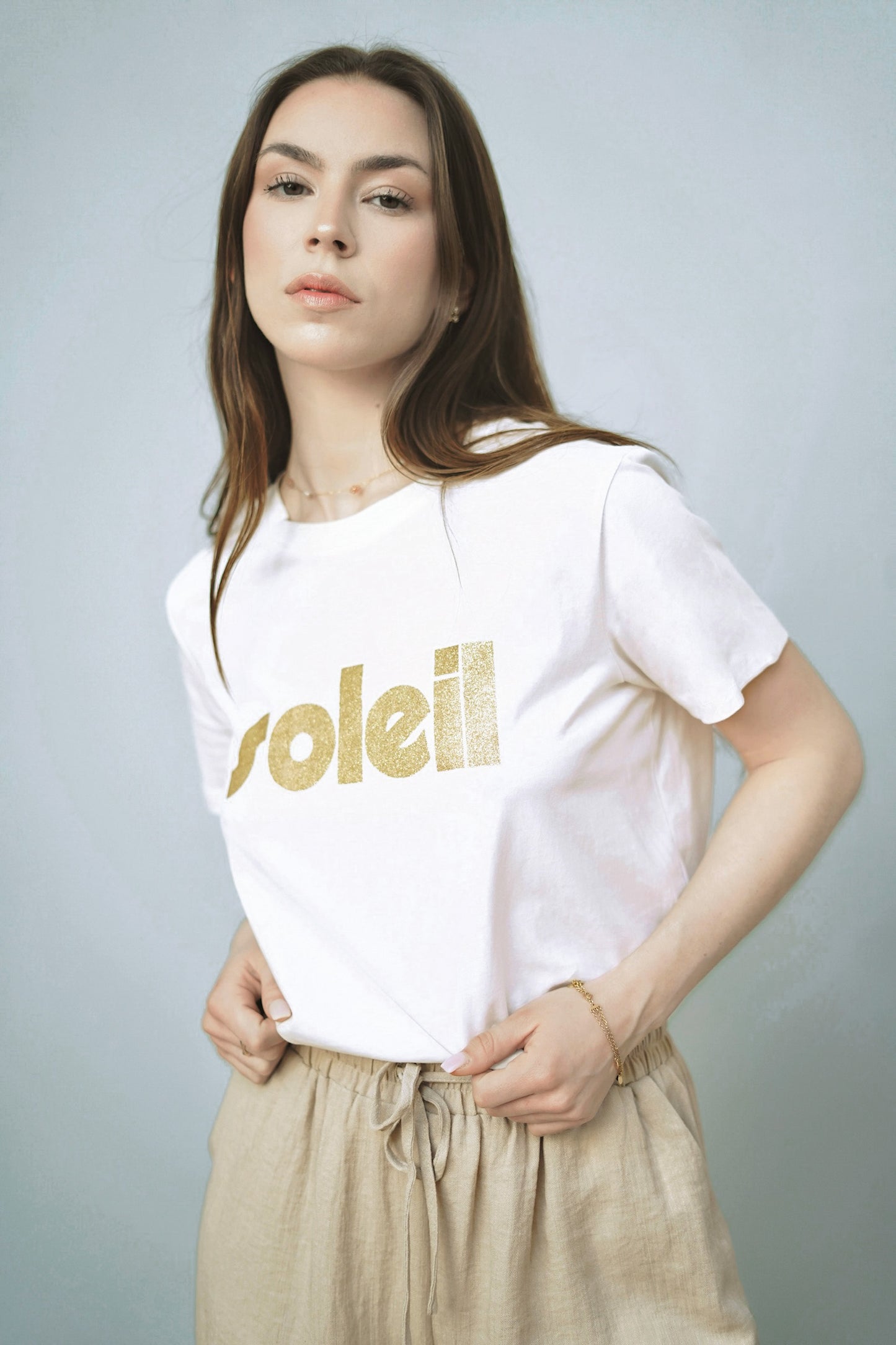 T-SHIRT SOLEIL DORÉ