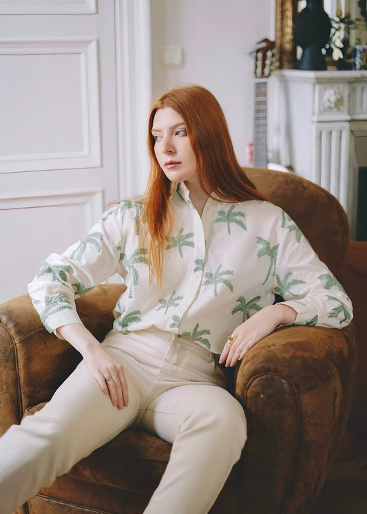 Elvire embroidered shirt