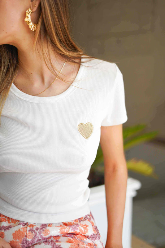GOLDEN HEART T-SHIRT