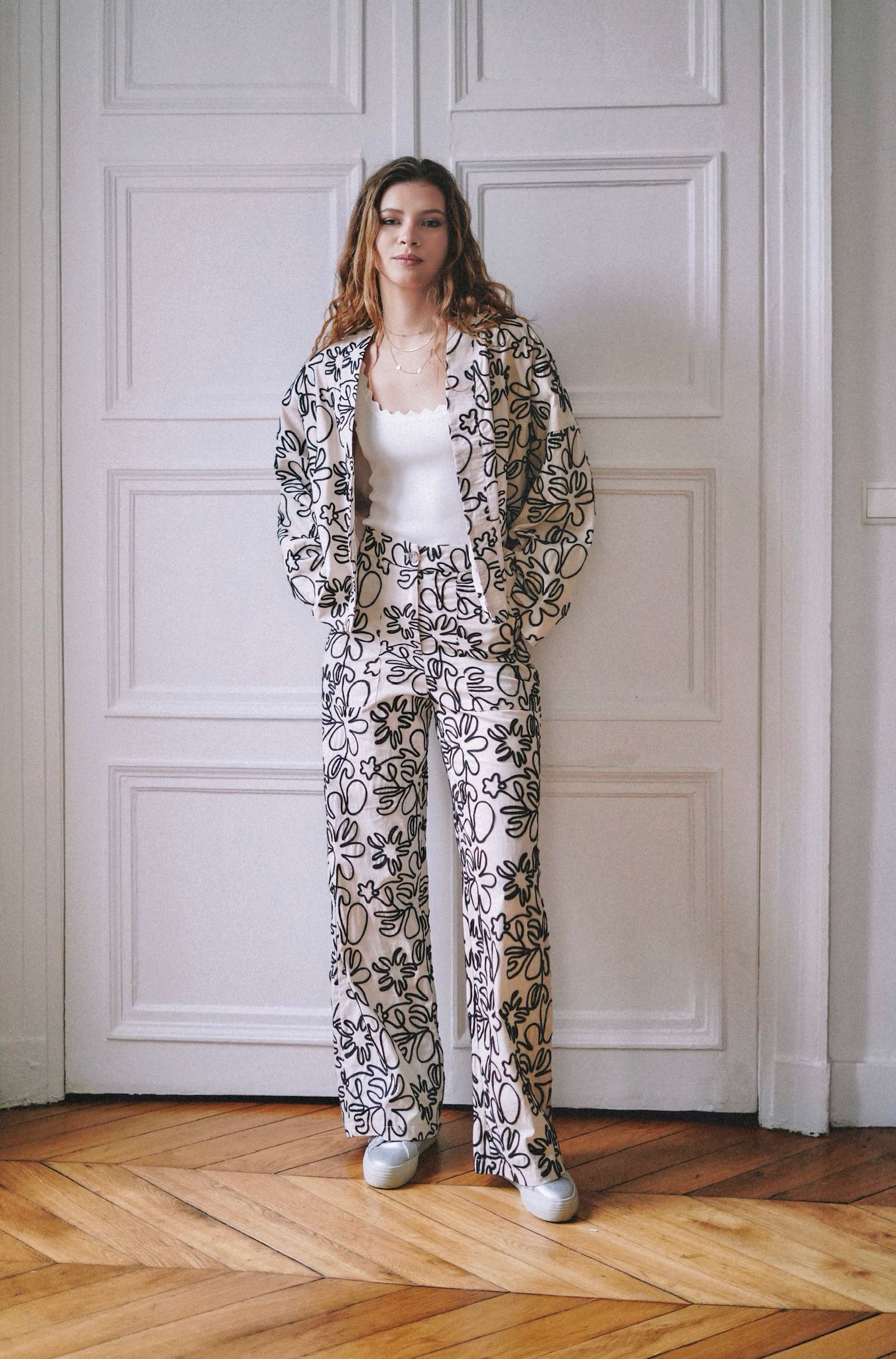 Jacket with Julianna embroidery