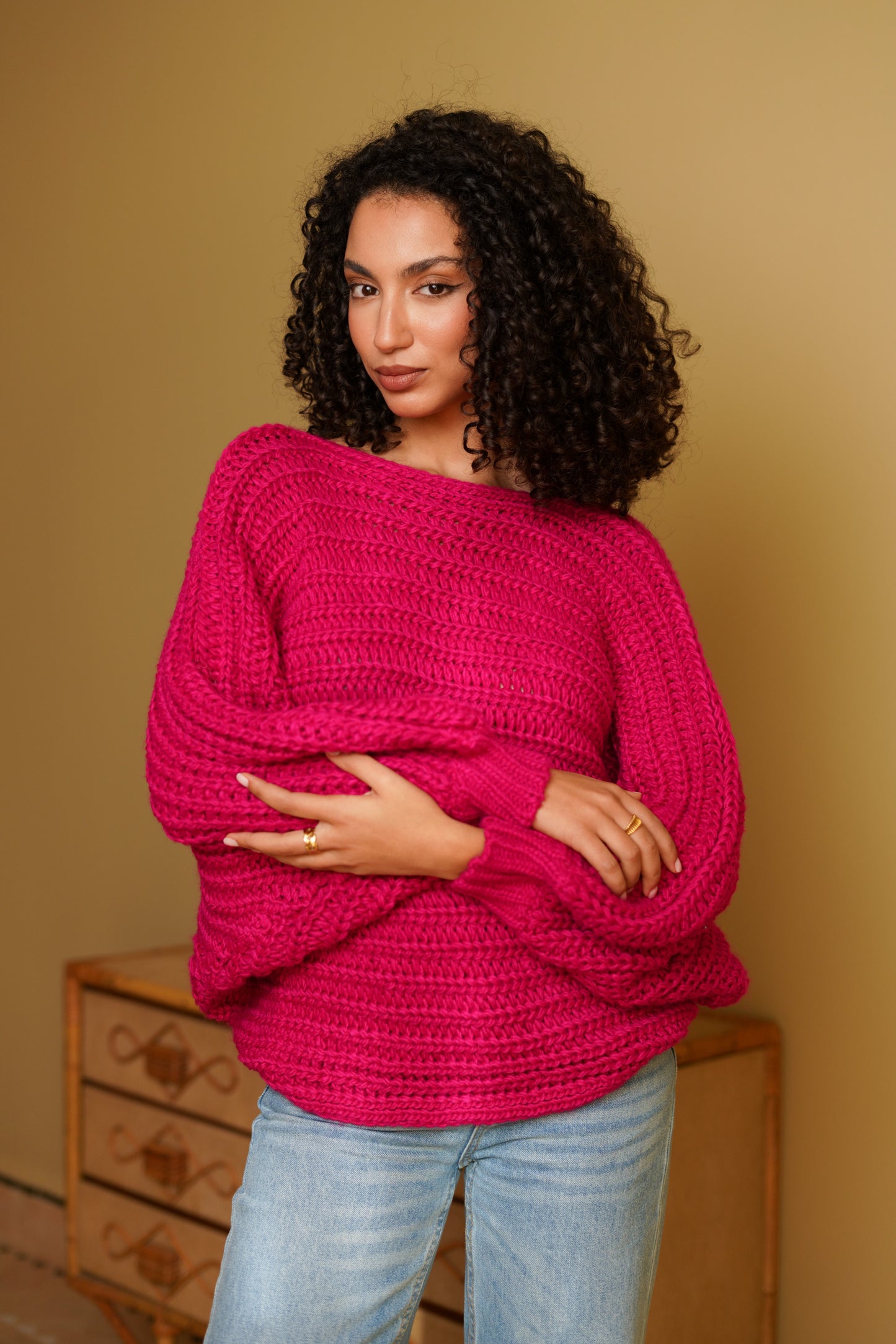 ALMEA KNIT SWEATER