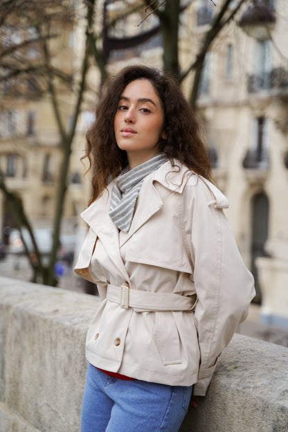 SMALL STRIPED SCARF
