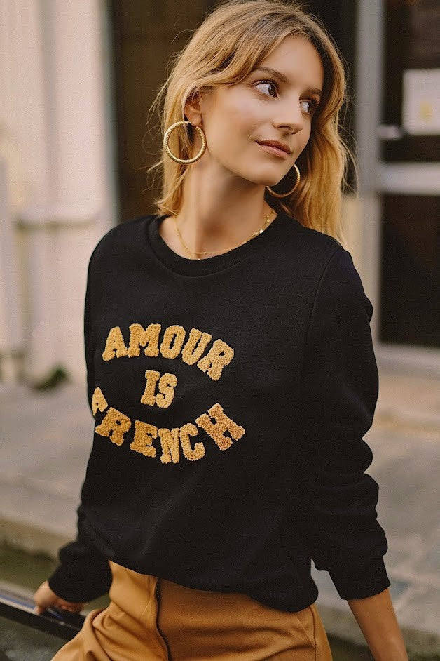 Sweat "AMOUR IS FRENCH"