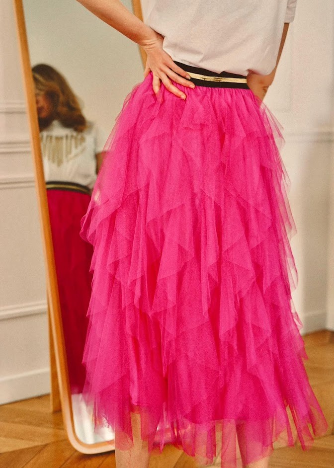 Long Tulle Skirt