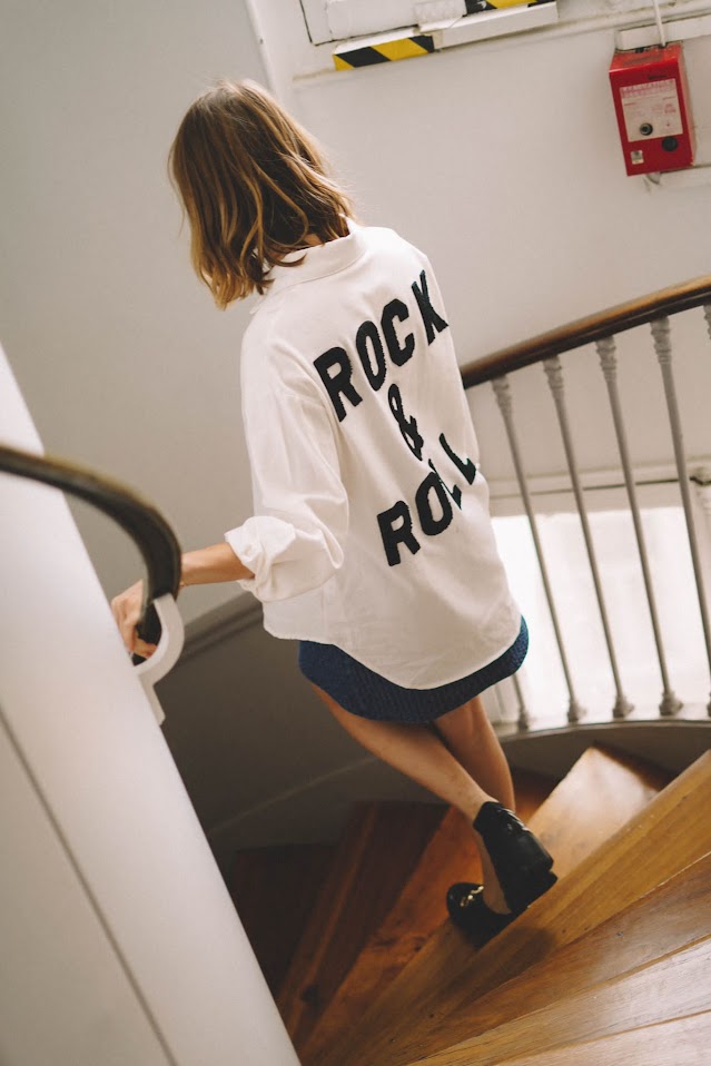 “ROCK &amp; ROLL” shirt