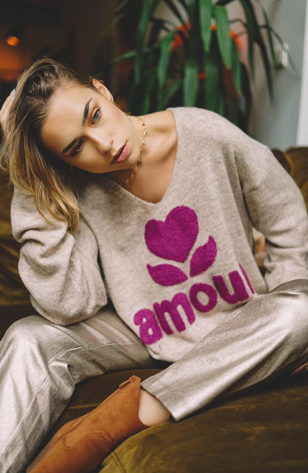 Pull Oversize "AMOUR"