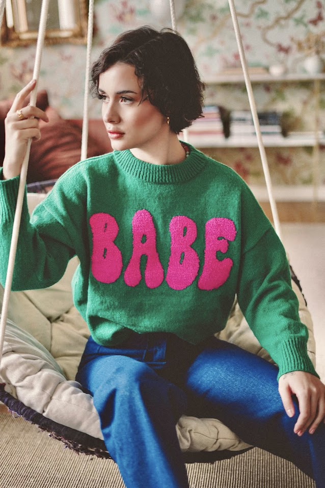 "Babe" Sweater