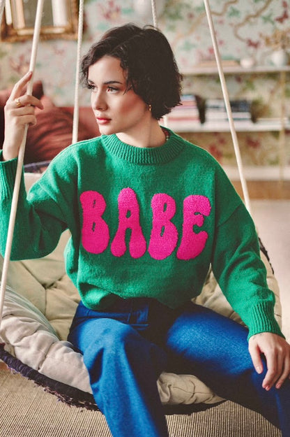 "Babe" Sweater