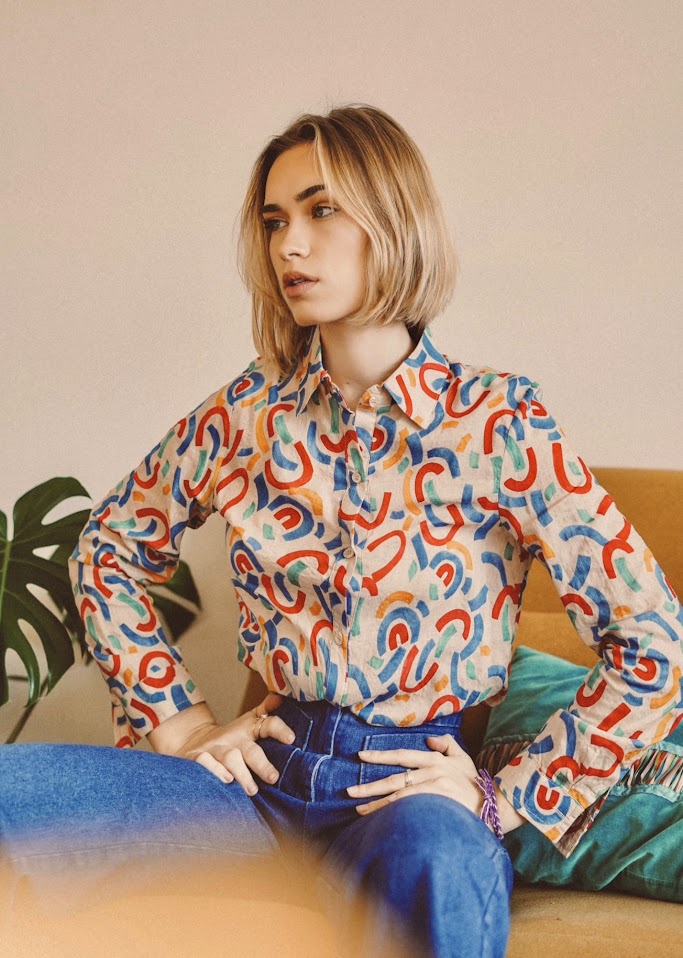 Colorful printed shirt