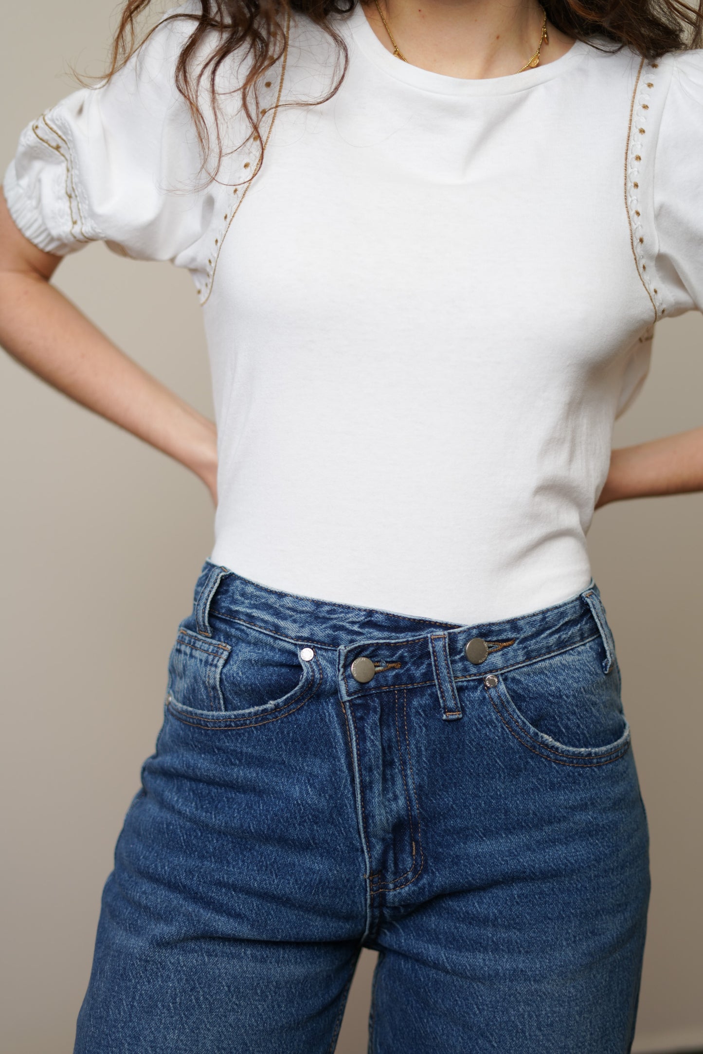 JEAN DOUBLE BOUTON JAMES