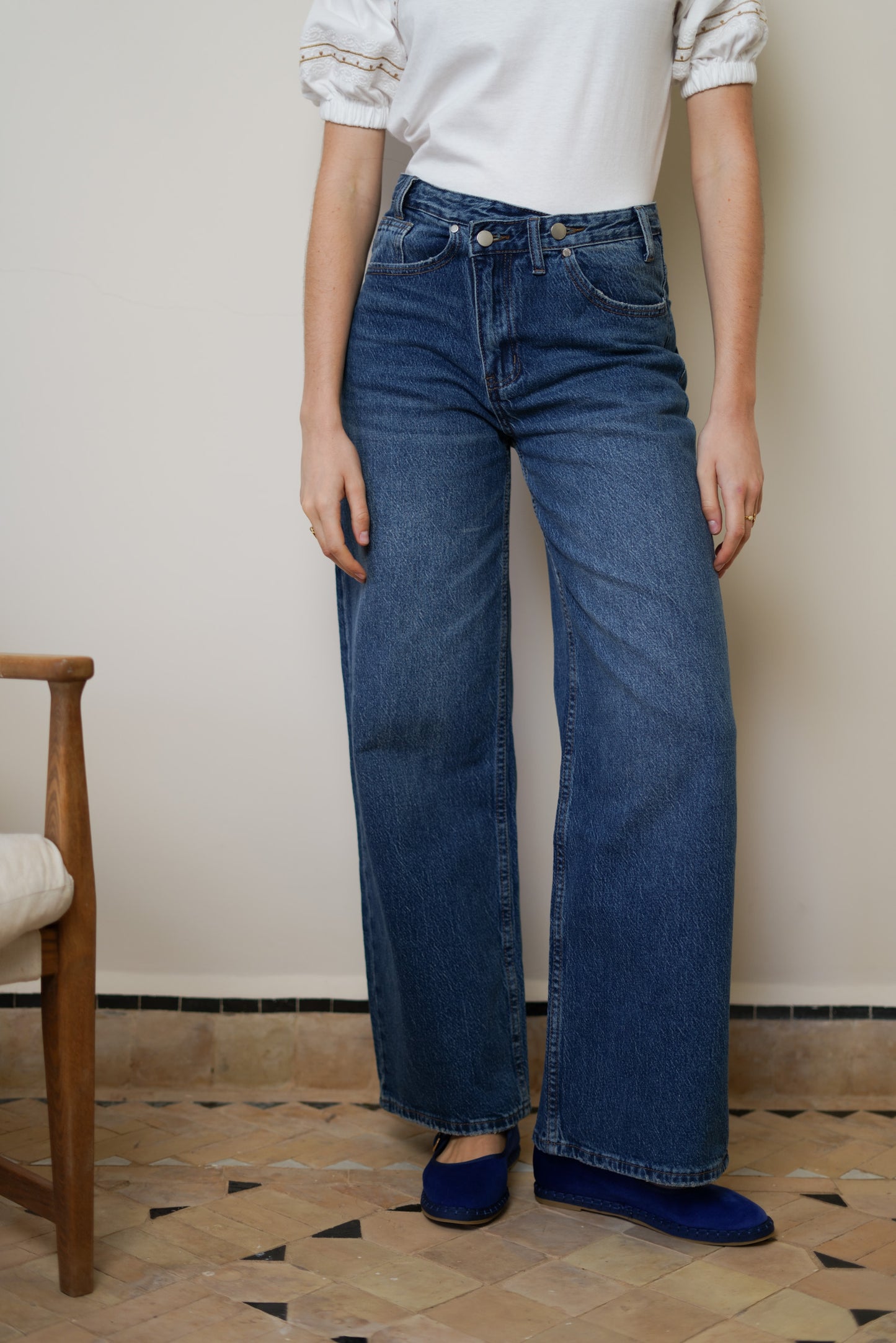 JEAN DOUBLE BOUTON JAMES