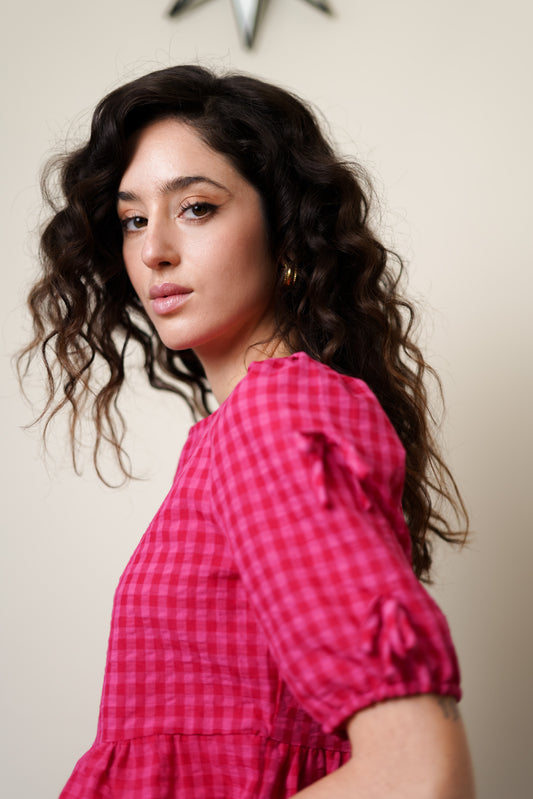 CHLOÉ GINGHAM BLOUSE