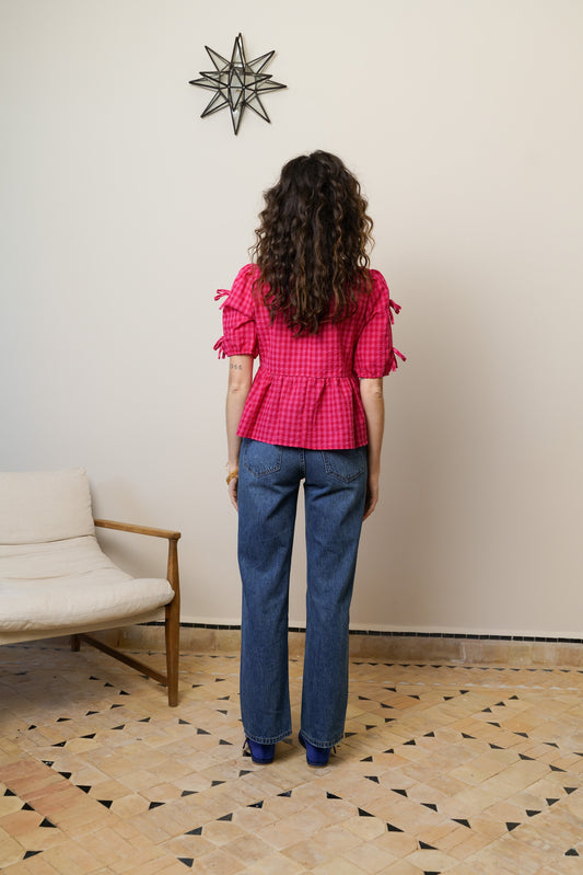 CHLOÉ GINGHAM BLOUSE