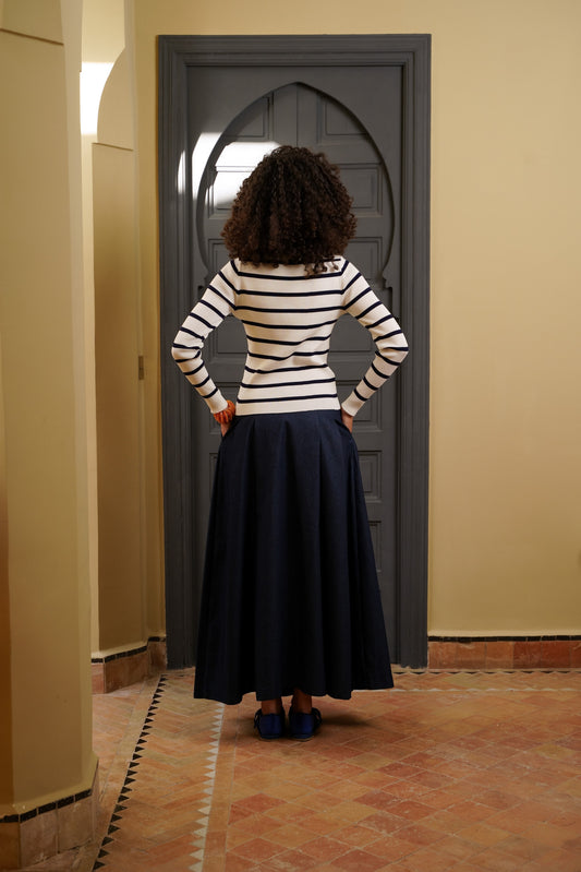 ALICE BROWNED TOP