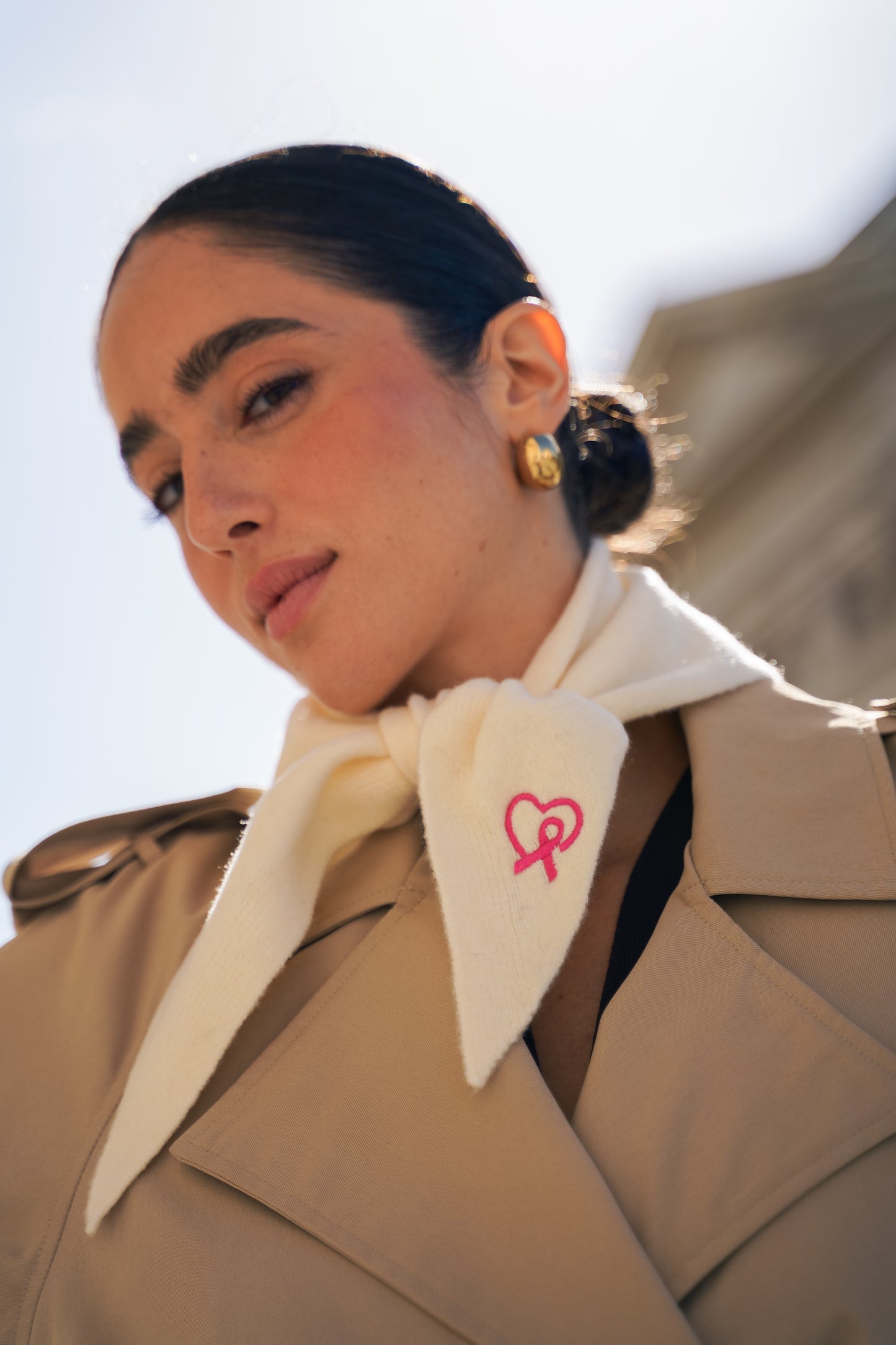 FOULARD OCTOBRE ROSE