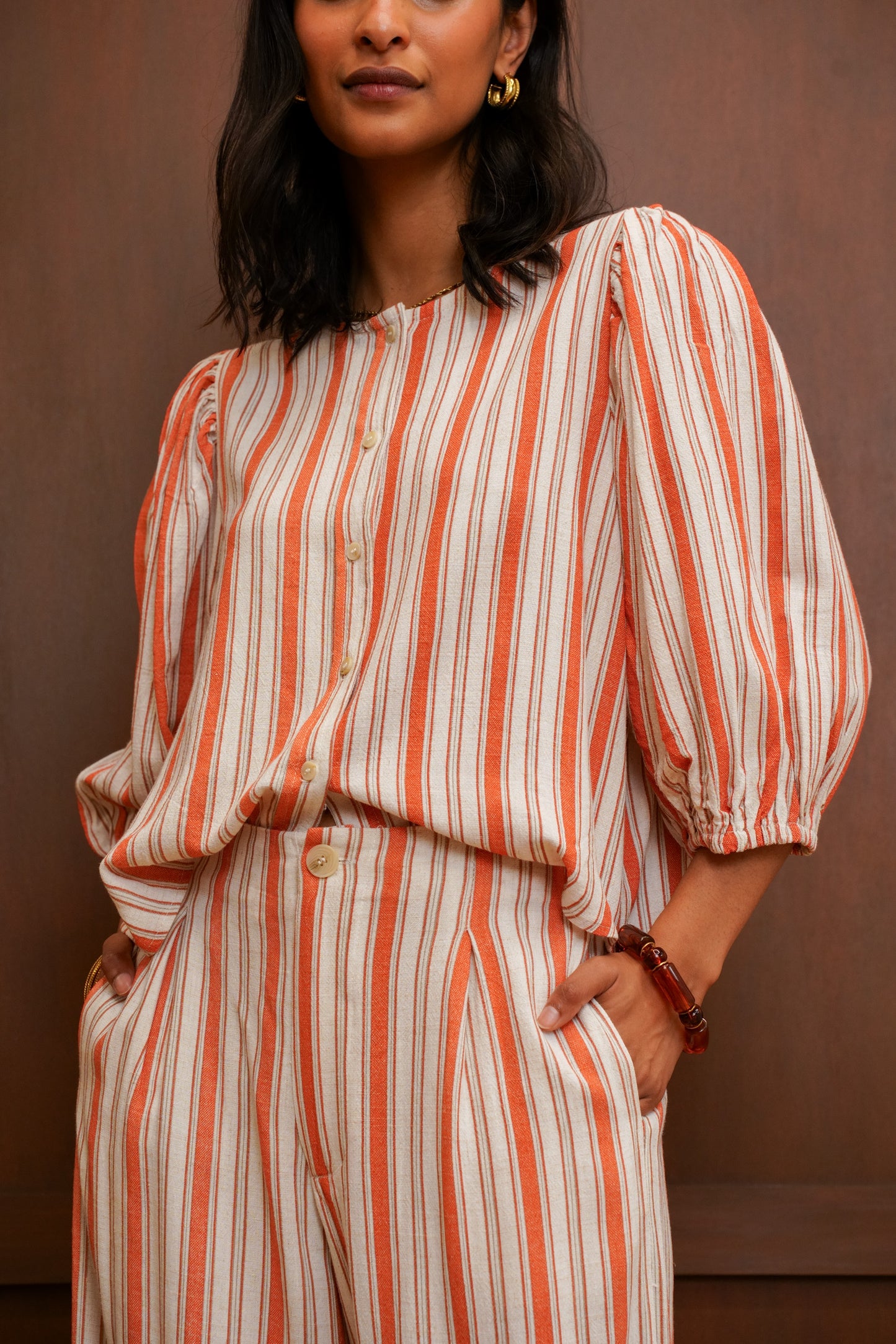 KALI STRIPED TROUSERS