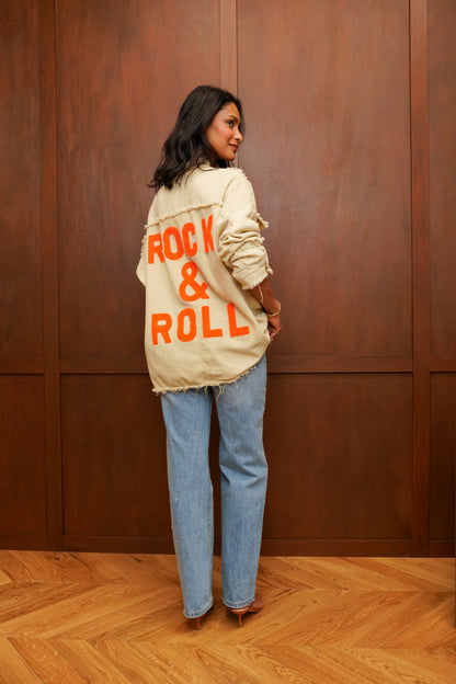 VESTE OVERSIZE "ROCK&ROLL"