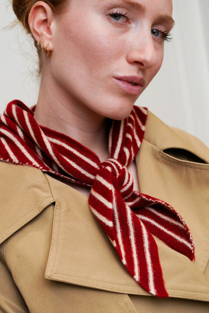 SMALL STRIPED SCARF