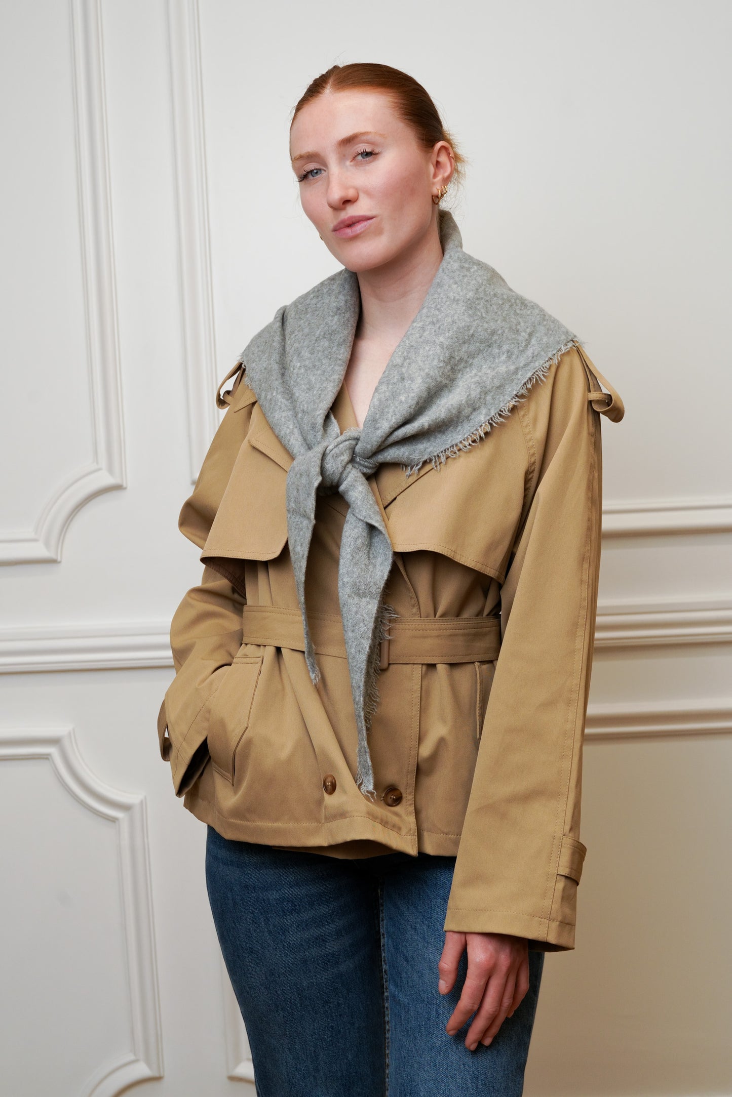 GRAND FOULARD EN MAILLE