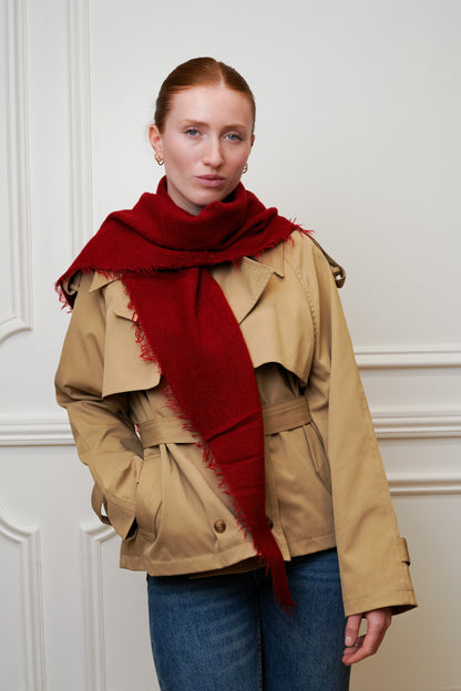 LARGE KNITTED SCARF