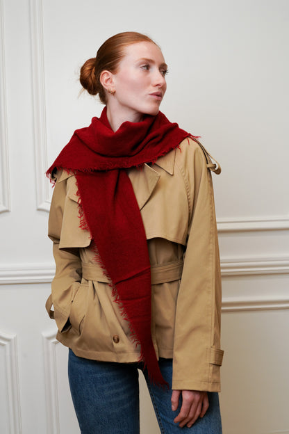 LARGE KNITTED SCARF