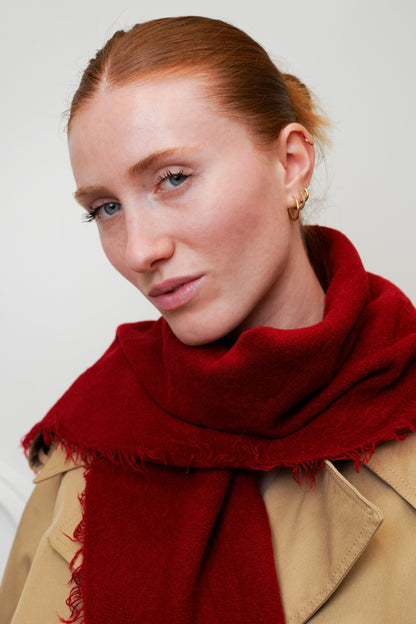 LARGE KNITTED SCARF