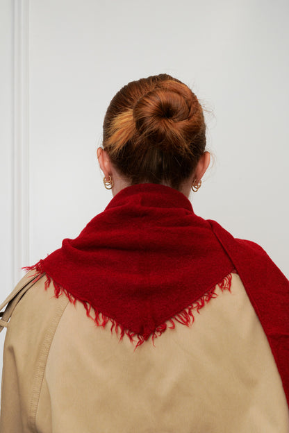 LARGE KNITTED SCARF