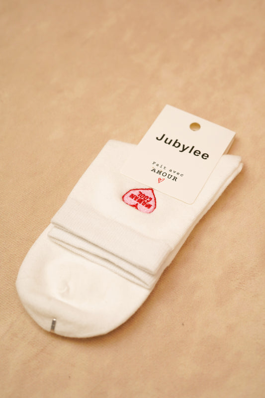 "COOL MOM" ​​WHITE SOCKS
