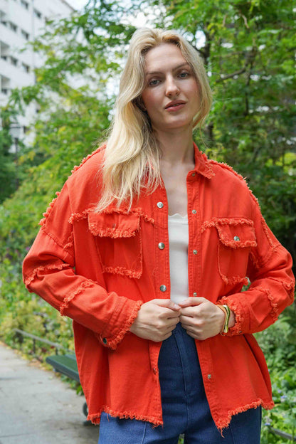 VESTE OVERSIZE "ROCK&ROLL"