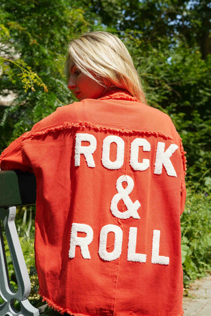 VESTE OVERSIZE "ROCK&ROLL"
